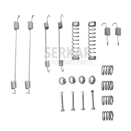 FREN YAY TAKIMI ÇİVİLİ ARKA ÇİFT TEKER PEUGEOT 301 208 CITROEN C ELYSEE C2-C3-C4 Ürün Görseli